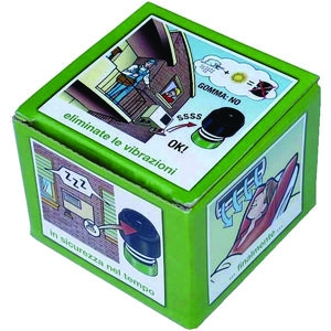 Set a 4 stuks trillingdempers CB1MNaV max. 55 kg Soleco